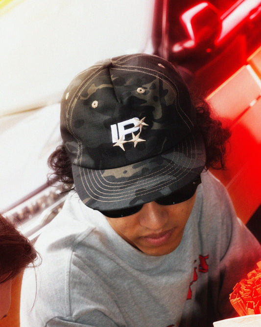 ICHPIG Capital Snapback Hat - Black Camo