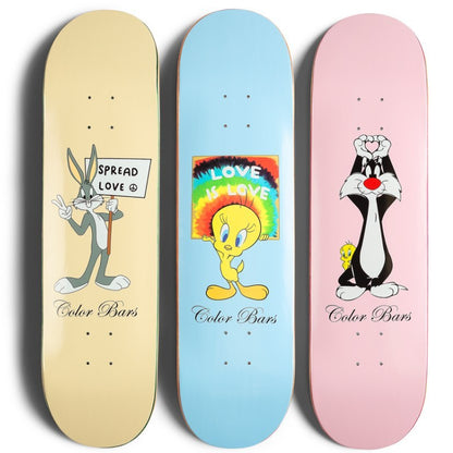 FULL SET - Color Bars x Looney Tunes Bugs Bunny, Tweety & Sylvester (3 Deck Set)
