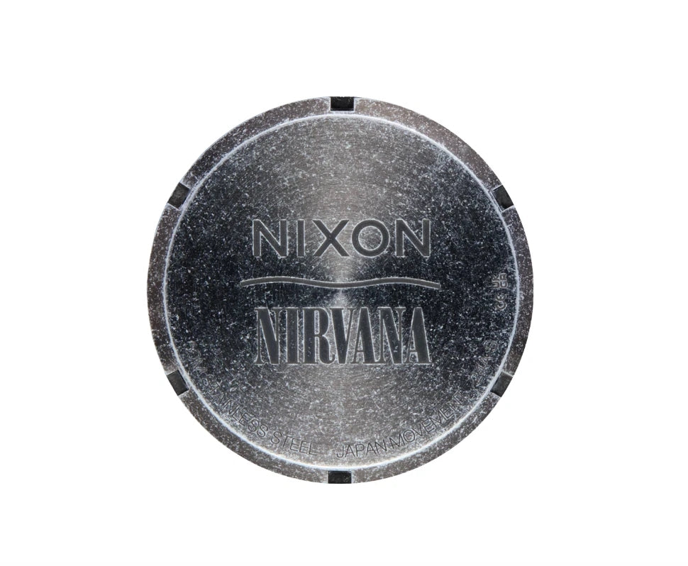 Nixon - Nirvana Sentry Wobble Yellow Nirvana Smiley Watch A1417 - 5273 - 00