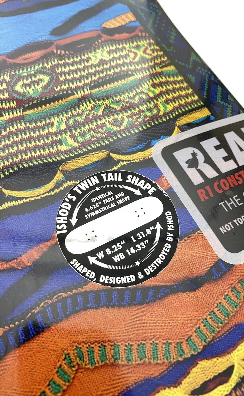 Real Skateboard Deck Comfy Ishod TT 8.25" TWIN TAIL