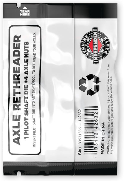 Independent Trucks Axle ReThreader Die and Indy Replacement Axle Nuts