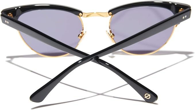 Epokhe Austyn Sunglasses Black Polished Gold / Black Lens