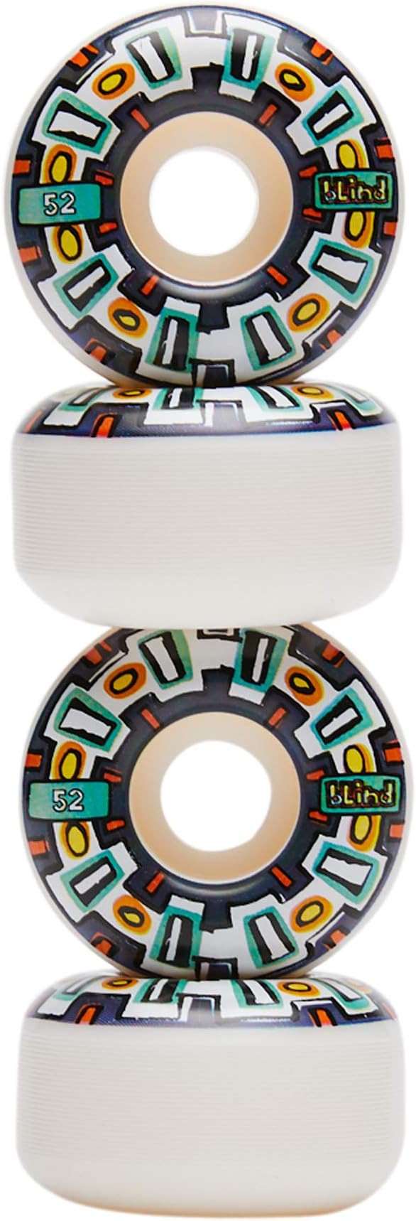 Blind Skateboard Wheels Round Space Navy 52mm V2 Wide