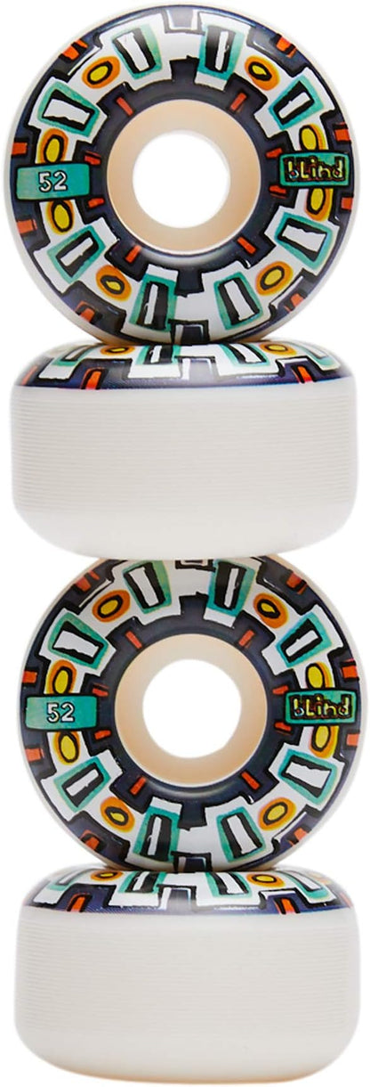 Blind Skateboard Wheels Round Space Navy 52mm V2 Wide