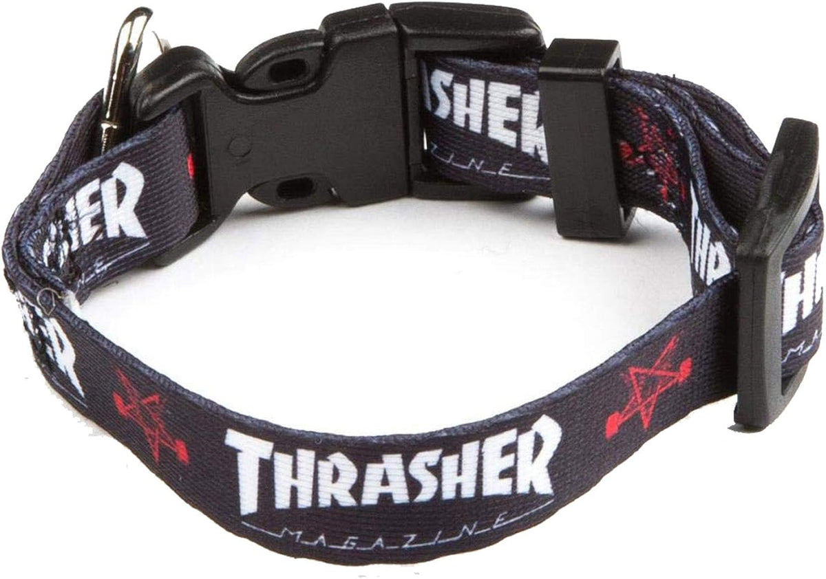 Thrasher Skategoat Dog Collar 1 Black