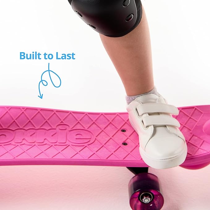 Ookkie Kids Learner Skateboard Trainer Pink