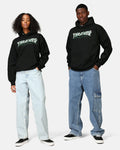 Thrasher Hood Roses Black Skateboard Jumper Sweater