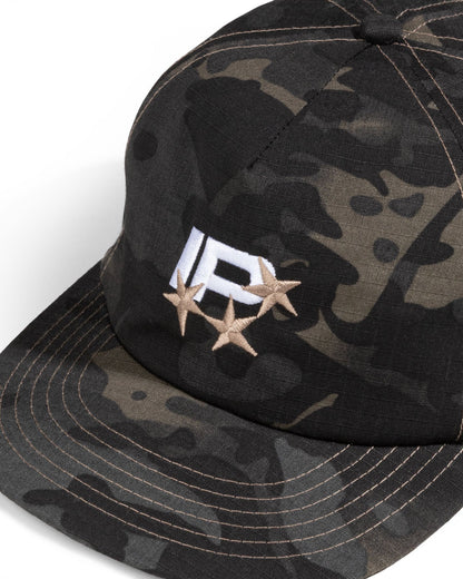 ICHPIG Capital Snapback Hat - Black Camo