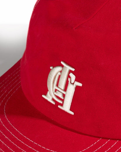 ICHPIG Monogram Ball Cap - Cherry