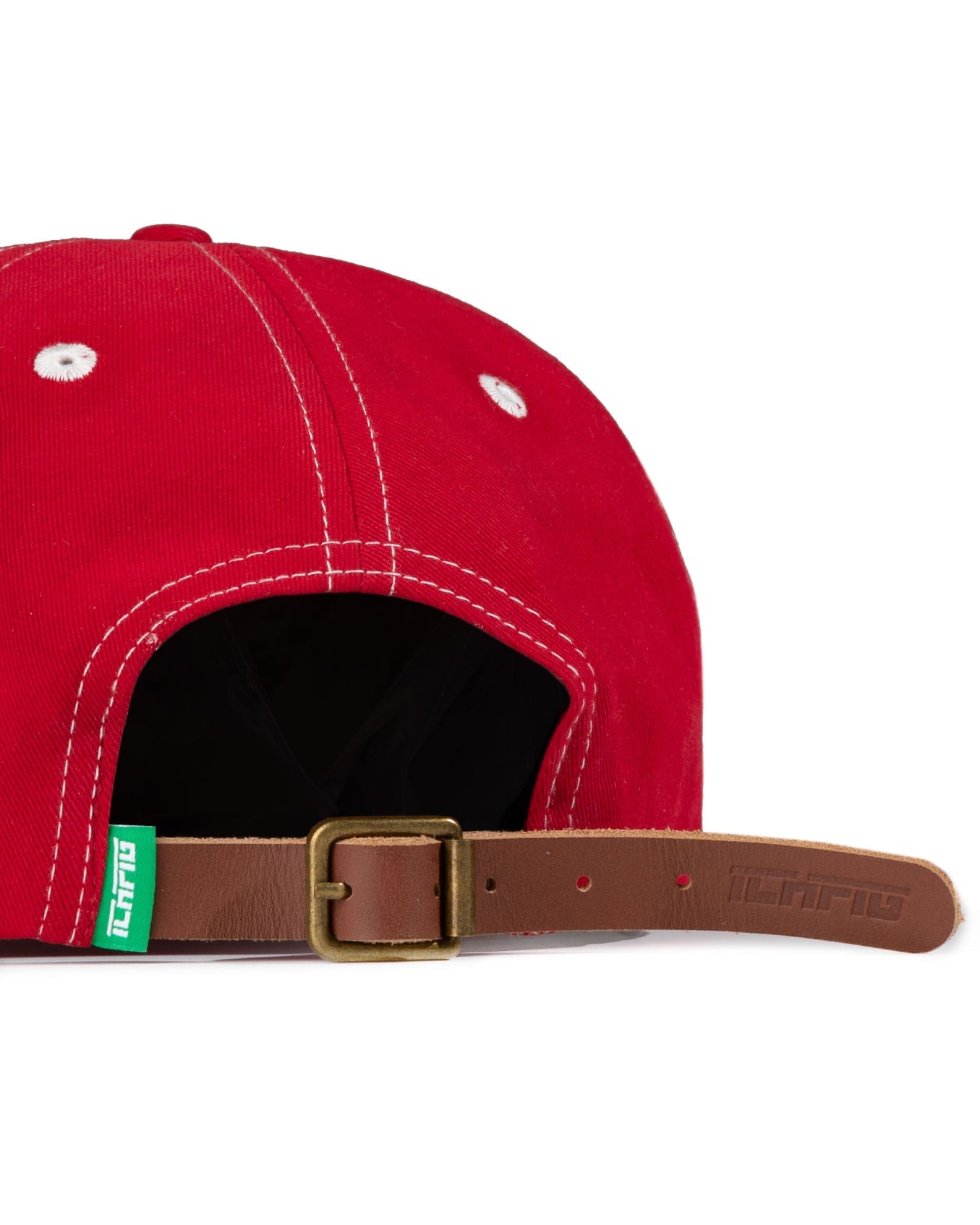 ICHPIG Monogram Ball Cap - Cherry