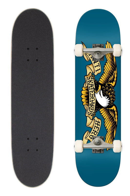 Anti Hero Skateboard Complete Classic Eagle 8.5" Navy