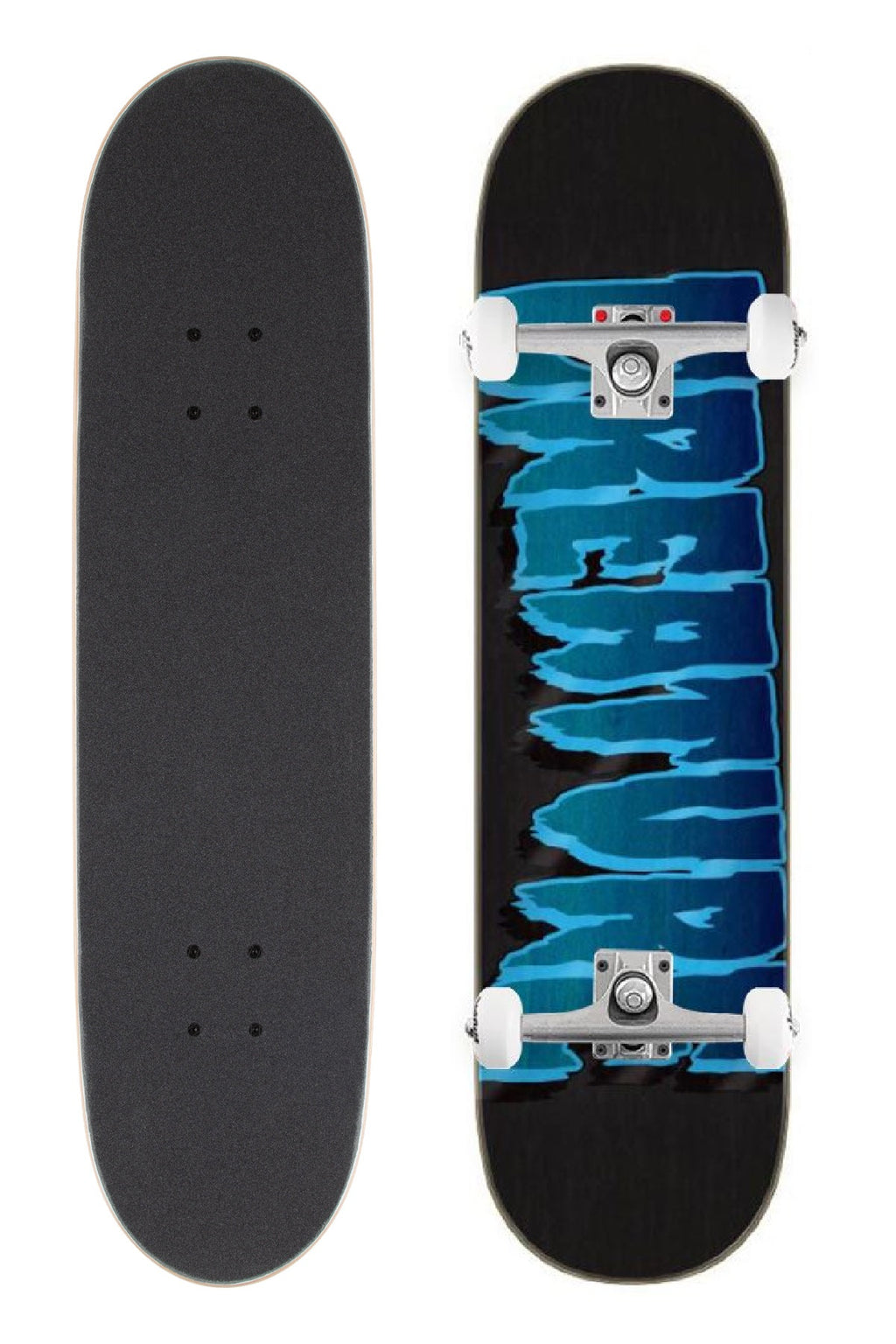 Creature Skateboard Complete Logo Outline Stumps 8 Blue Unassembled