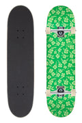Krooked Skateboard Complete Flowers Green 8 38 Unassembled