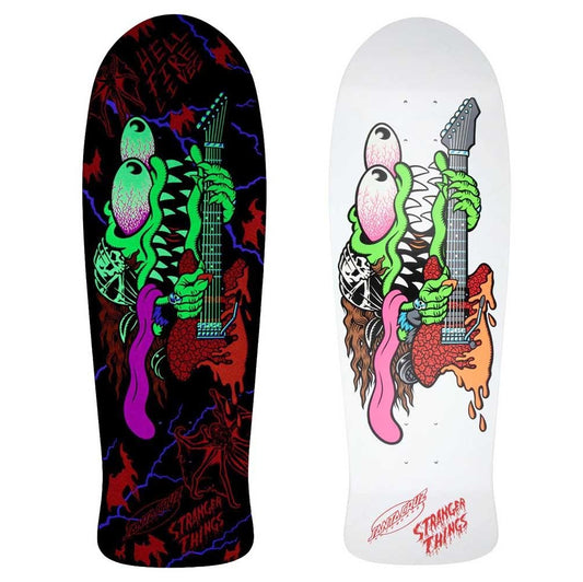 Santa Cruz Deck Stranger Things Meek Slasher Eddie Reveal 10" (Glow in the dark)