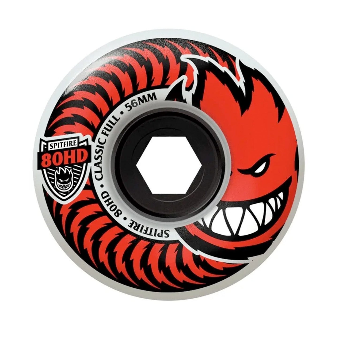Spitfire Wheels 80HD Classic Full 56mm Chargers Black Core Soft Urethane