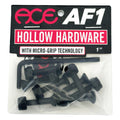 Ace Trucks Af1 Hollow Bolts 1 W Grippers Black Allen Key Hardware