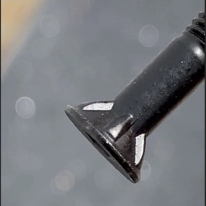 Ace Trucks AF1 Hollow Bolts 1 1/4" w/Grippers Black Allen Key Hardware