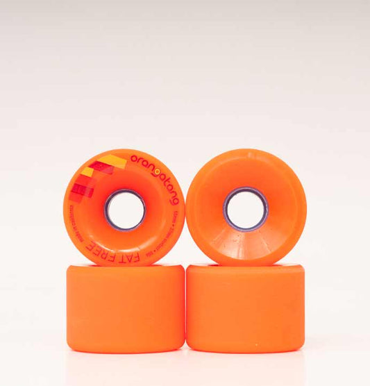 Orangatang Wheels Fat Free 65mm 80a Orange