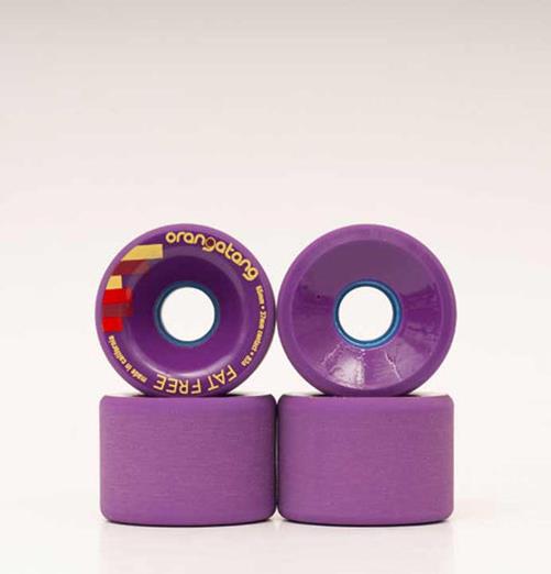 Orangatang Wheels Fat Free 65mm 83a Purple