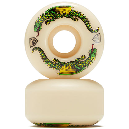 Powell Peralta Wheels Dragon Formula 54mm 93A Off White