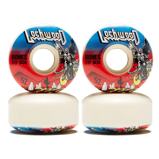 Bones Skateboard Wheels Lockwood Metal 54MM V3 SLIMS 103A