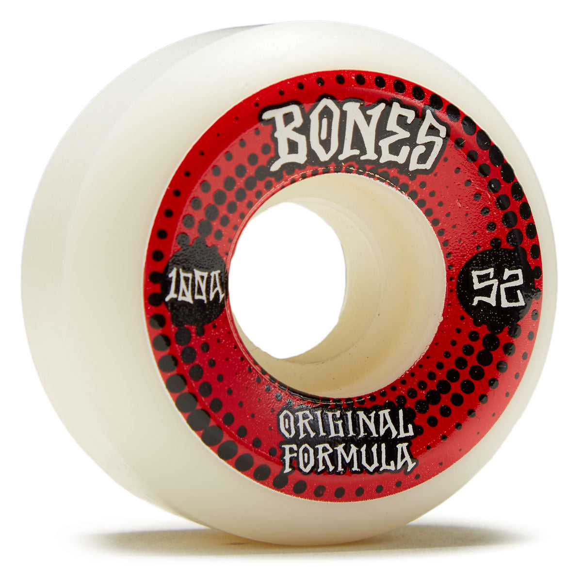 Bones Wheels OG 100's White 52mm Conical V5 Sidecut
