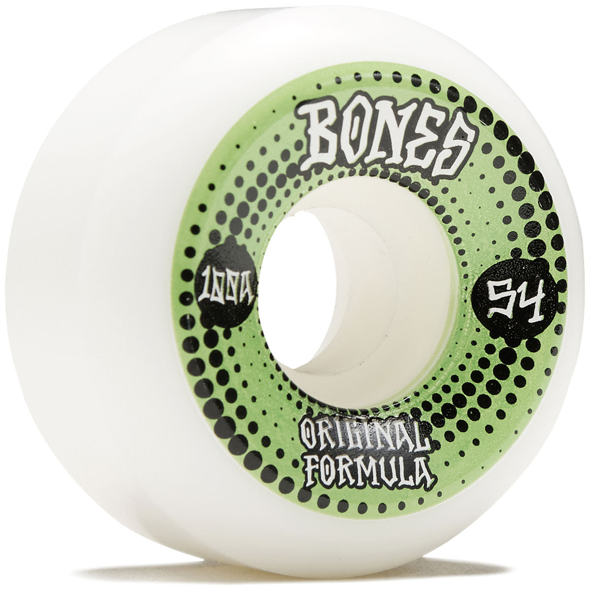 Bones Wheels OG 100's White 54mm Conical V5 Sidecut