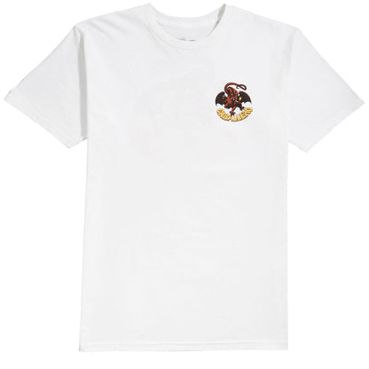 Powell Peralta Tee Cab Dragon White Reissue Skateboard T-Shirt