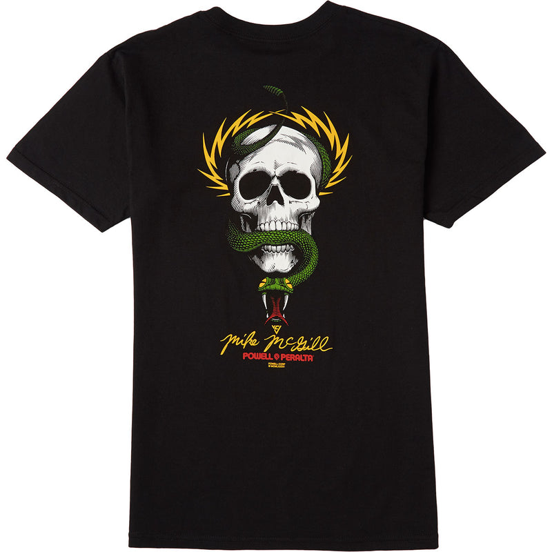 Powell Peralta Tee Mike McGill Skull & Snake Black Reissue T-Shirt