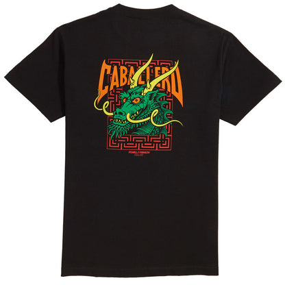 Powell Peralta Tee Steve Caballero Street Dragon Black Reissue T-Shirt