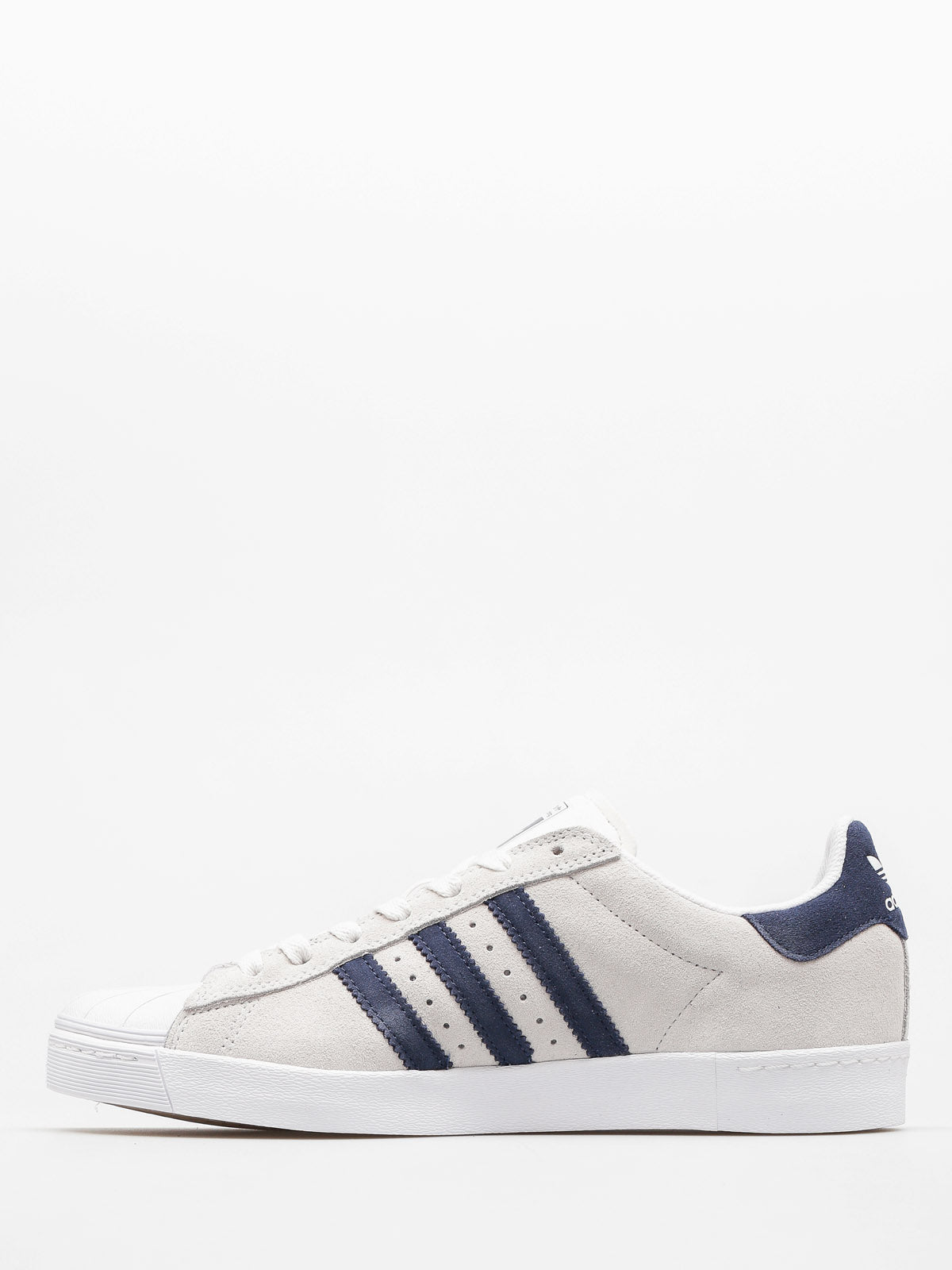 Adidas Superstar Vulc ADV Skate Shoes Crystal White/Collegiate Navy/Footwear White