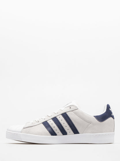 Adidas Superstar Vulc ADV Skate Shoes Crystal White/Collegiate Navy/Footwear White