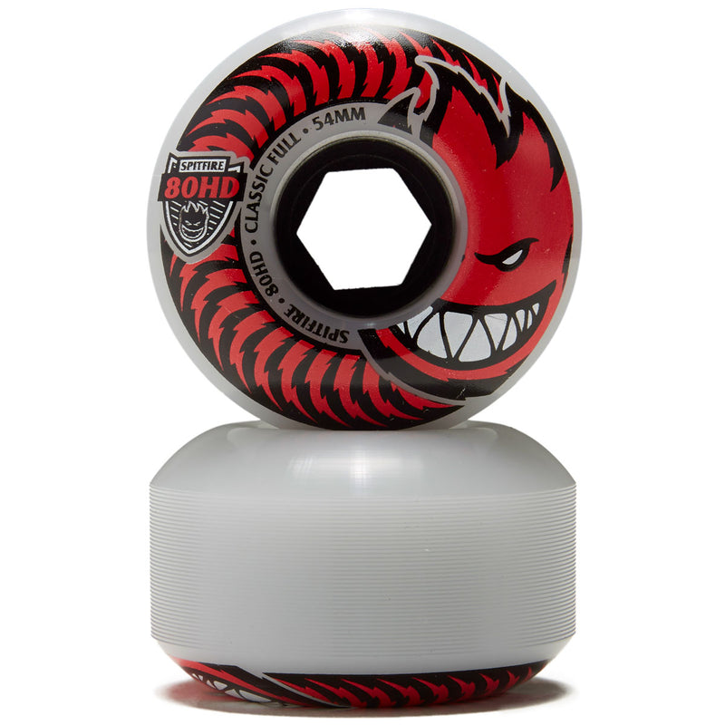 Spitfire Wheels 80HD Classic Full 54mm Chargers Black Core Soft Urethane