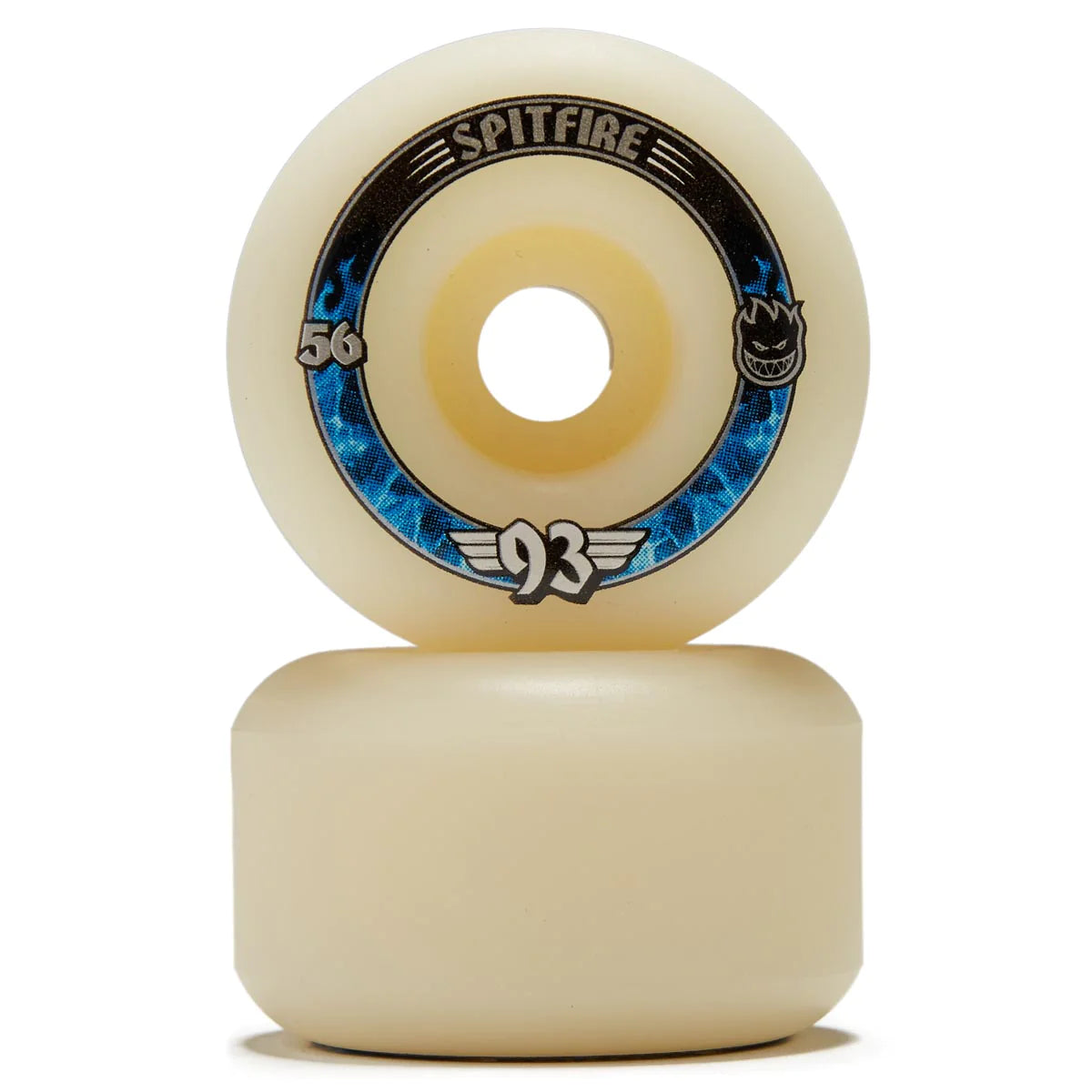 Spitfire Wheels 93D Radials 56mm F4 Natural Formula Four Soft Sliders