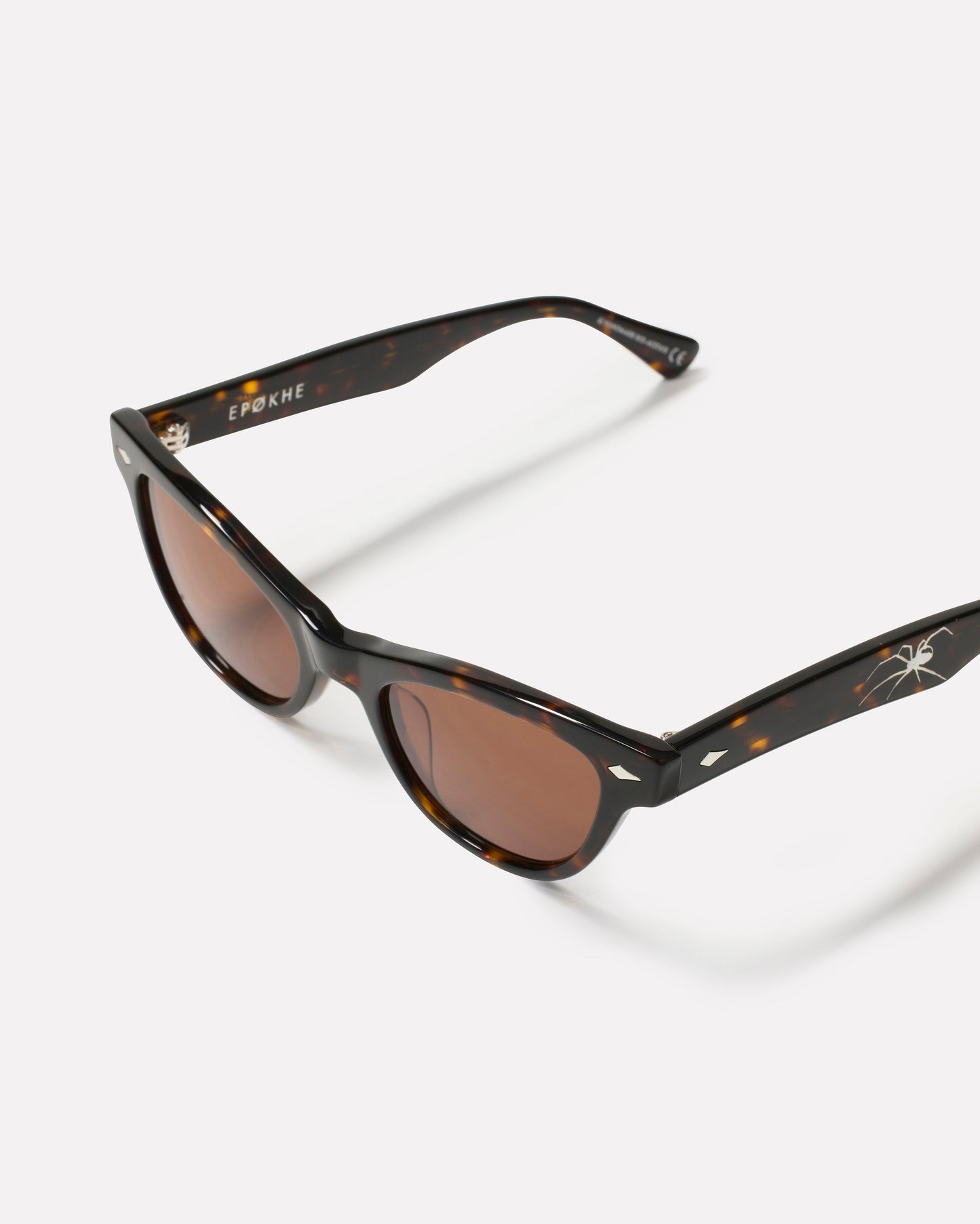 Epokhe Veil Sunglasses - Dark Tortoise Polished / Bronze