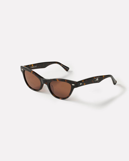 Epokhe Veil Sunglasses - Dark Tortoise Polished / Bronze