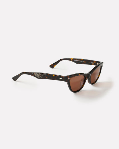 Epokhe Veil Sunglasses - Dark Tortoise Polished / Bronze