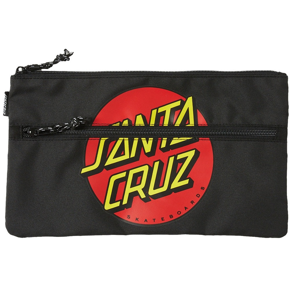 Santa Cruz Dual Pencil Case Classic Dot Black