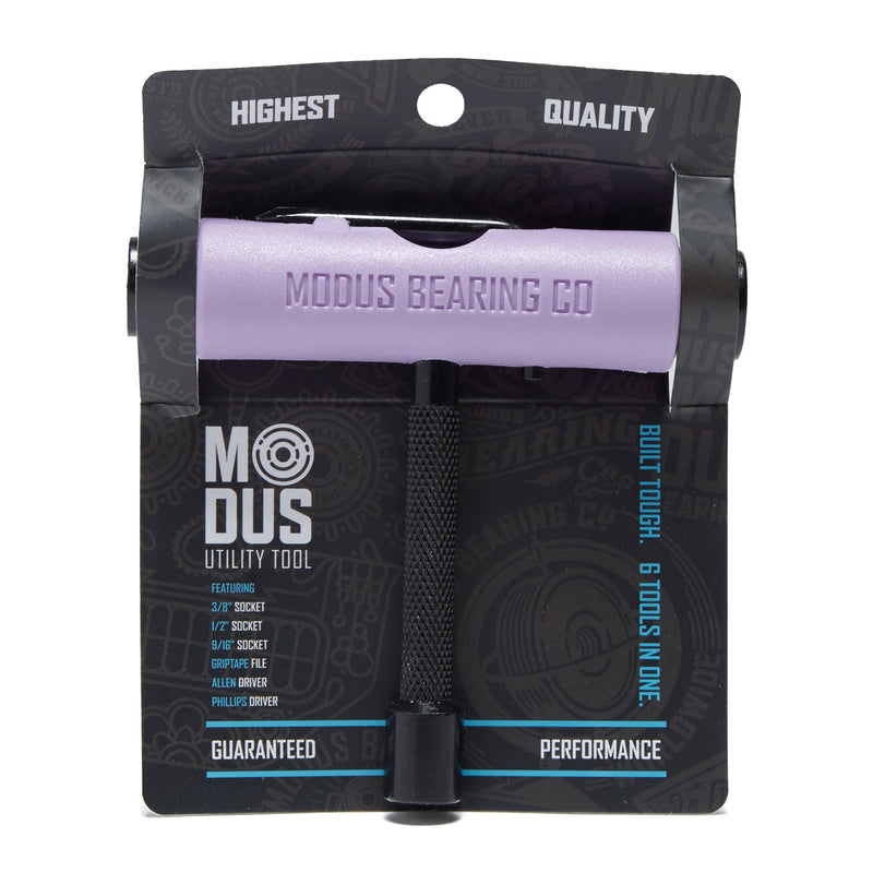 MODUS Bearings Skate Tool Purple Complete Skateboard T-Tool