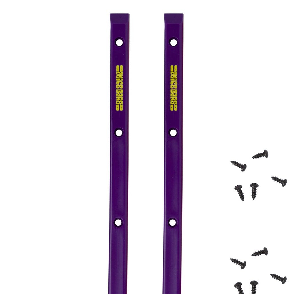 Oj Wheels Juice Bar Skateboard Rails Purple 14 5 Hole Design
