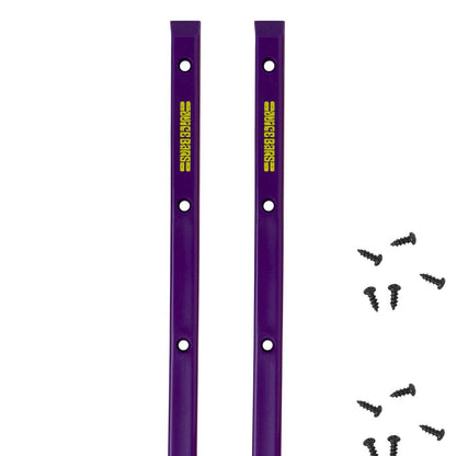 Oj Wheels Juice Bar Skateboard Rails Purple 14 5 Hole Design