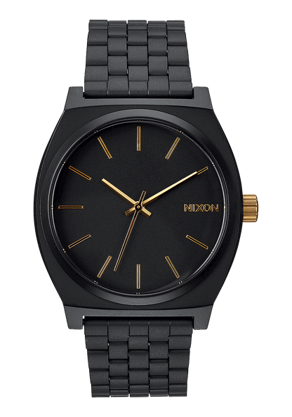 Nixon Time Teller Watch - Matte Black/Gold