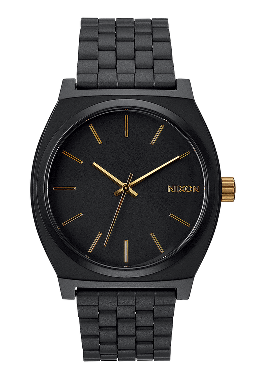 Nixon Time Teller Watch - Matte Black/Gold
