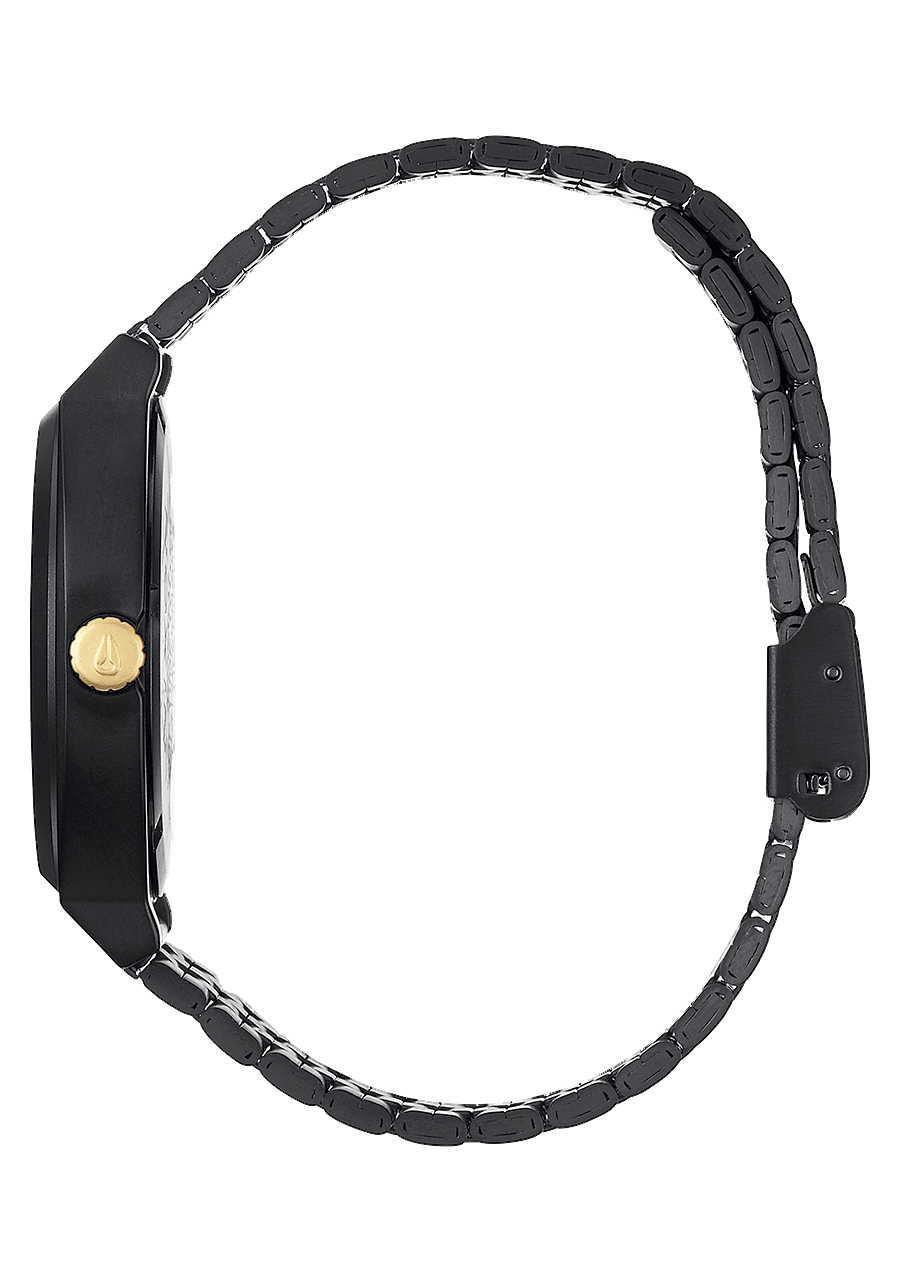 Nixon Time Teller Watch - Matte Black/Gold