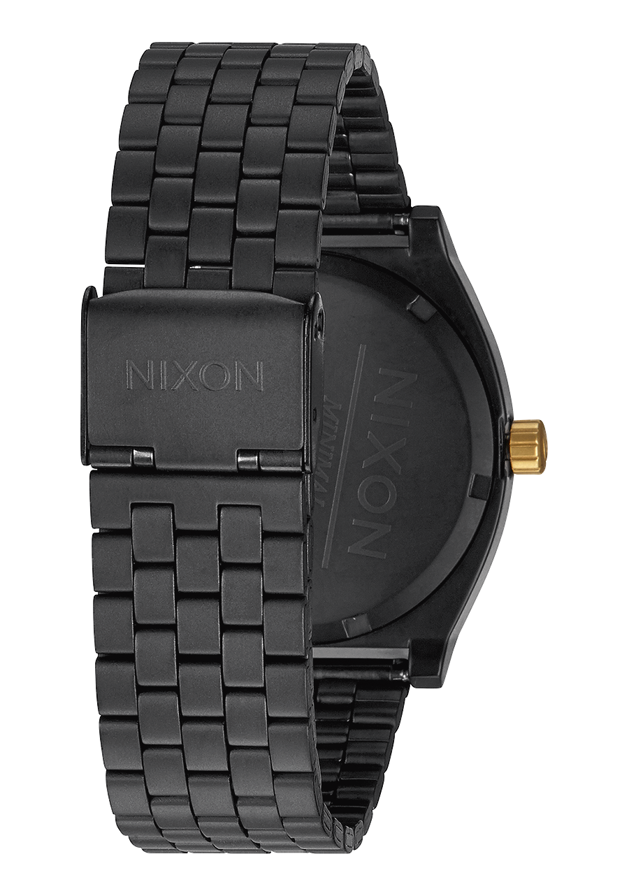 Nixon Time Teller Watch - Matte Black/Gold