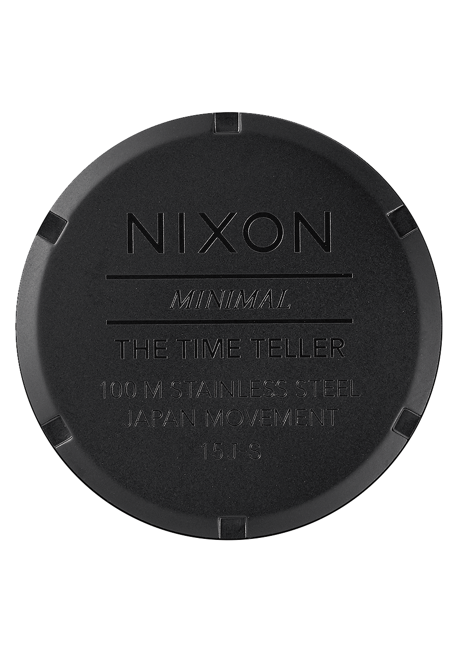 Nixon Time Teller Watch - Matte Black/Gold
