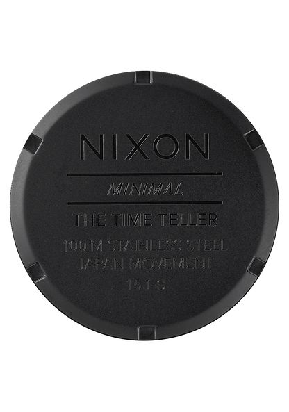 Nixon Time Teller Watch - Matte Black/Gold