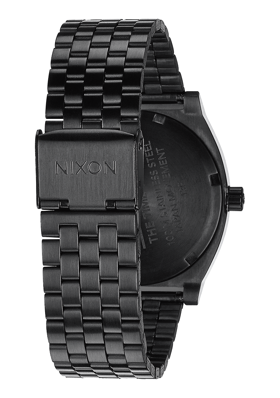 Nixon Time Teller Watch - All Black/Rose Gold