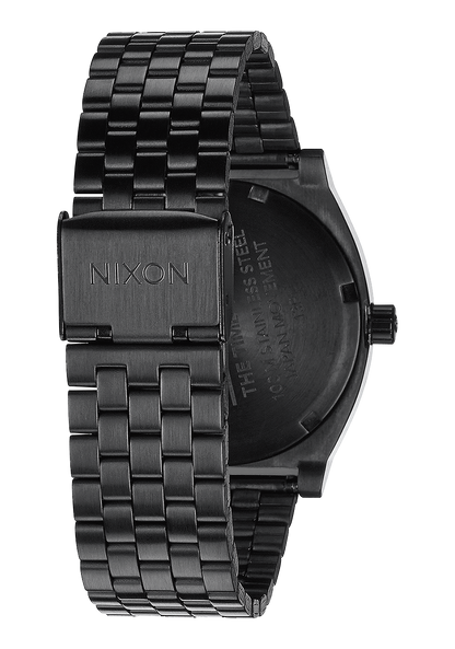 Nixon Time Teller Watch - All Black/Rose Gold