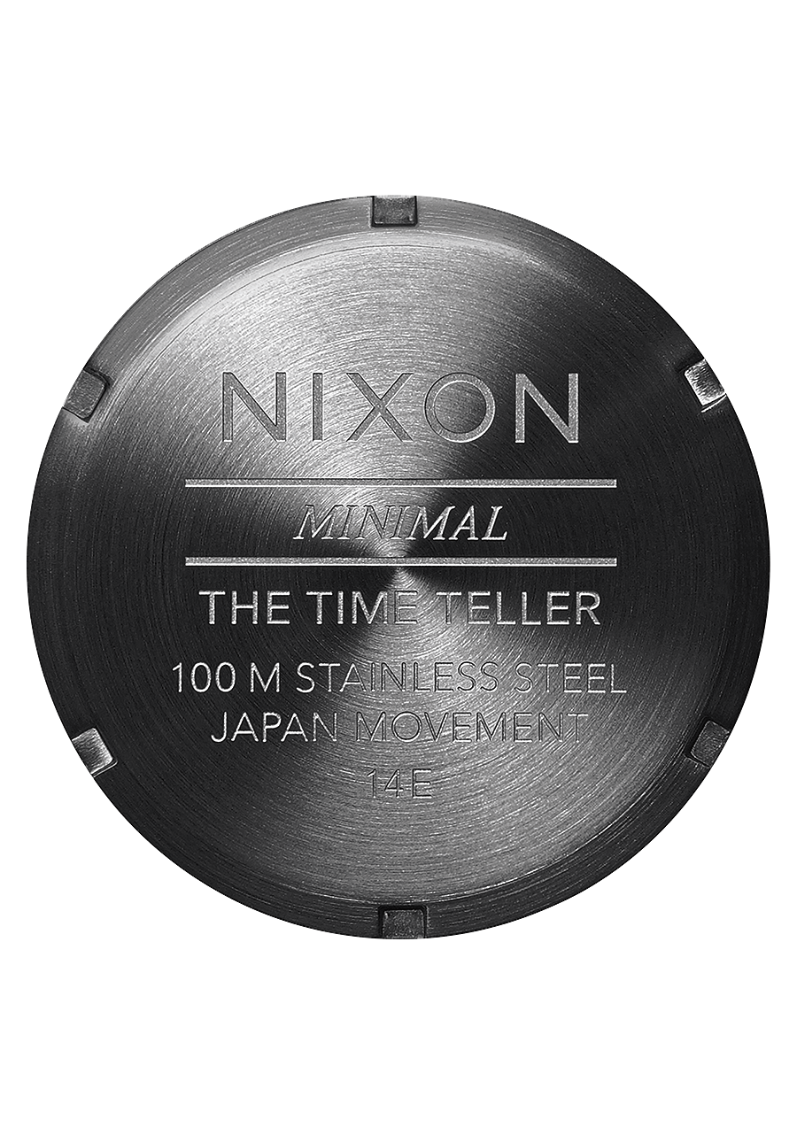 Nixon Time Teller Watch - All Black/Rose Gold